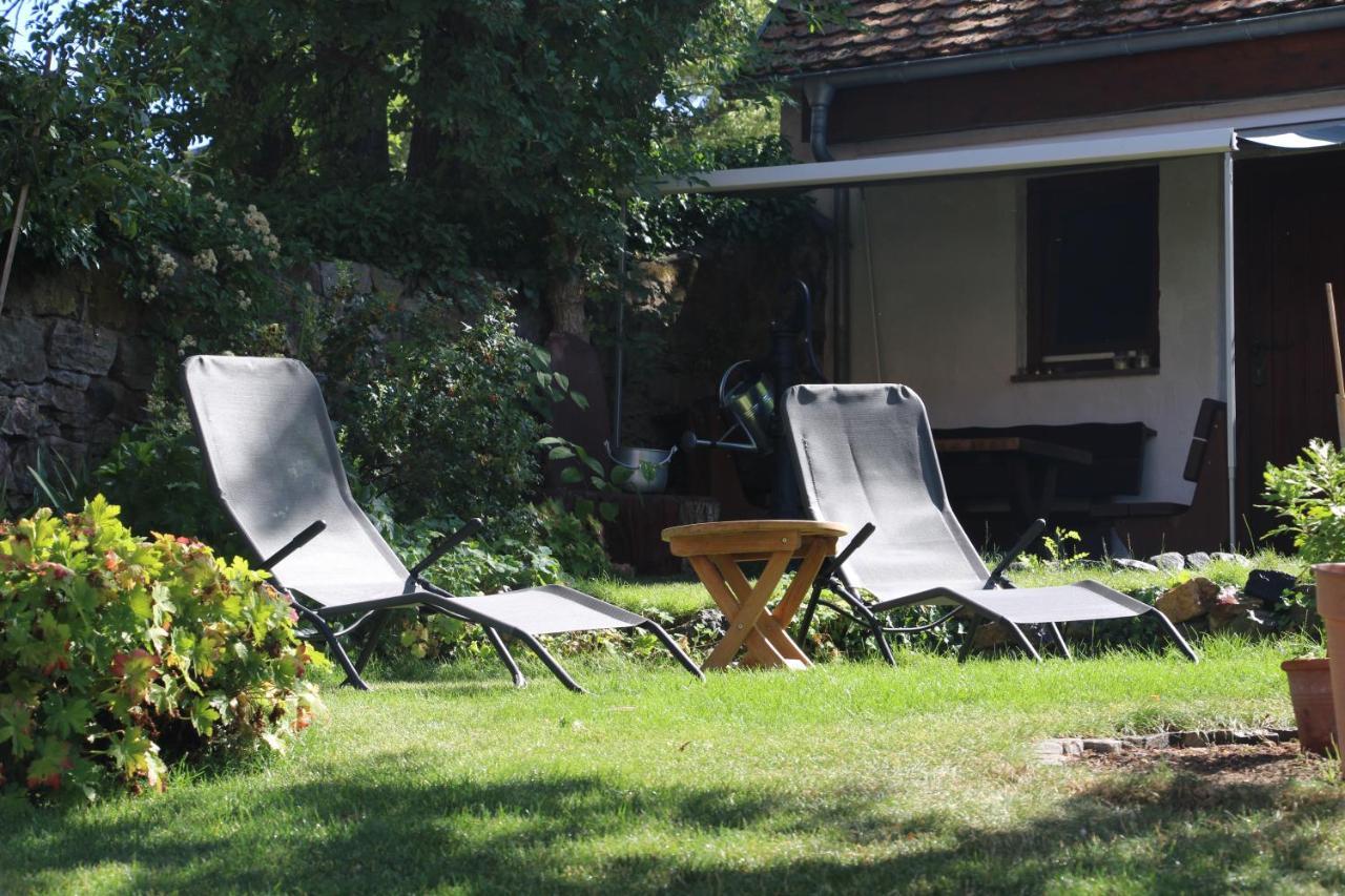 Ferienhaus Burgblick Münzenberg Eksteriør billede