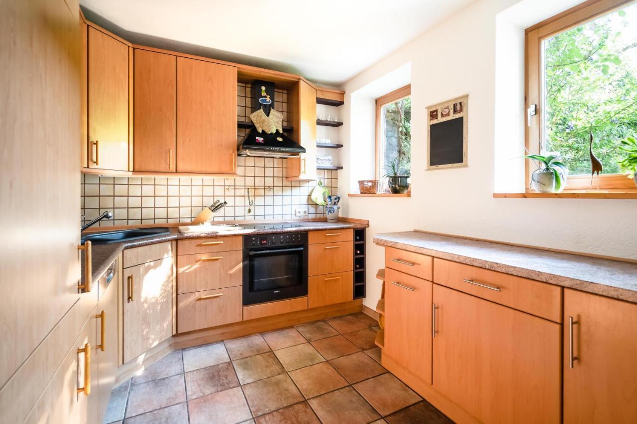 Ferienhaus Burgblick Münzenberg Eksteriør billede